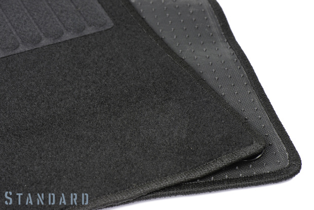 Коврики текстильные "Стандарт" для Nissan Almera Сlassic (седан / B10) 2006 - 2012, черные, 4шт.