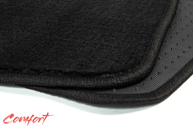 Коврики текстильные "Комфорт" для Audi RS Q7 (suv / 8U) 2005 - 2015, черные, 5шт.