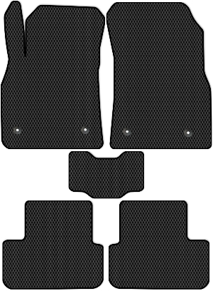 Коврики ЭВА "Сота" для Chevrolet Cruze I (универсал / J308) 2012 - 2015, черные, 5шт.