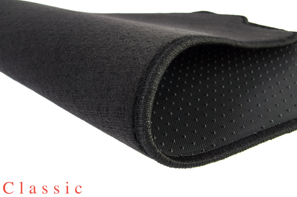 Коврики текстильные "Классик" для Kia Sorento Prime III (suv  7 мест / UM) 2014 - 2018, черные, 3шт.