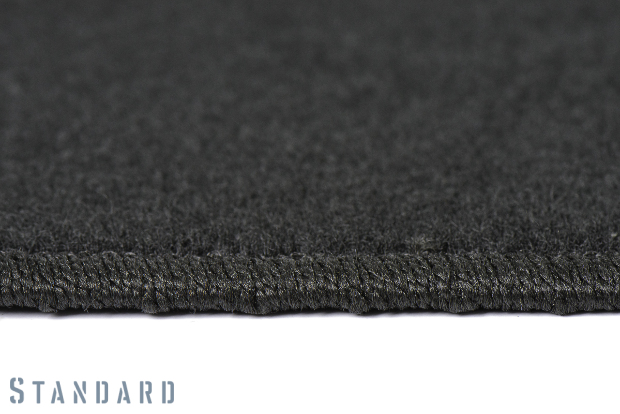 Коврики текстильные "Стандарт" для Hyundai Solaris I (седан / RB) 2014 - 2017, черные, 5шт.