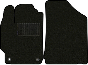Коврики текстильные "Стандарт" для Toyota Camry VIII (седан / XV55) 2014 - 2017, черные, 2шт.