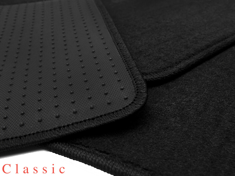 Коврики текстильные "Классик" для Kia Sorento Prime III (suv  7 мест / UM) 2017 - 2020, черные, 3шт.